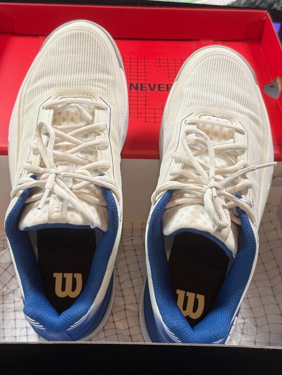 Wilson Rush Tour 5 Tennis Shoes • White/Deja Vu Blue • Size 10 • Tried On Once main image 4